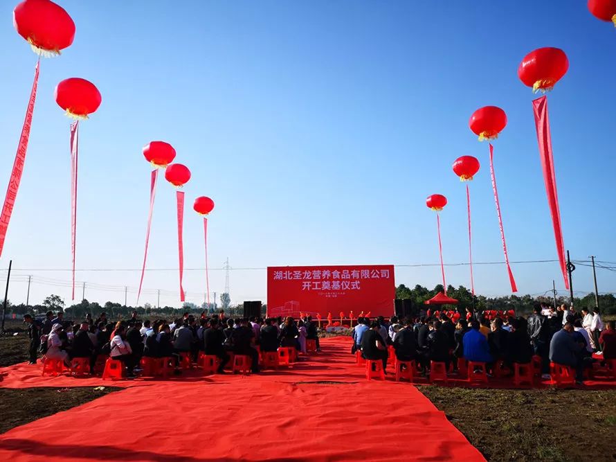 【重磅消息】湖北圣龙营养食品有限公司奶粉工厂奠基仪式圆满举行！